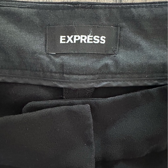 Express - High Rise Ankle Trouser Pants - Black - Size 6R - Picture 6 of 8